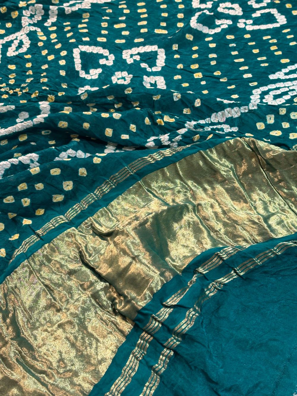 Georgette Bandhani Saree